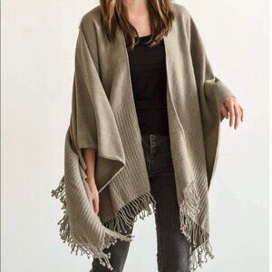 MerSea Classic Travel Shawl Wrap Fringe Driftwood, One Size